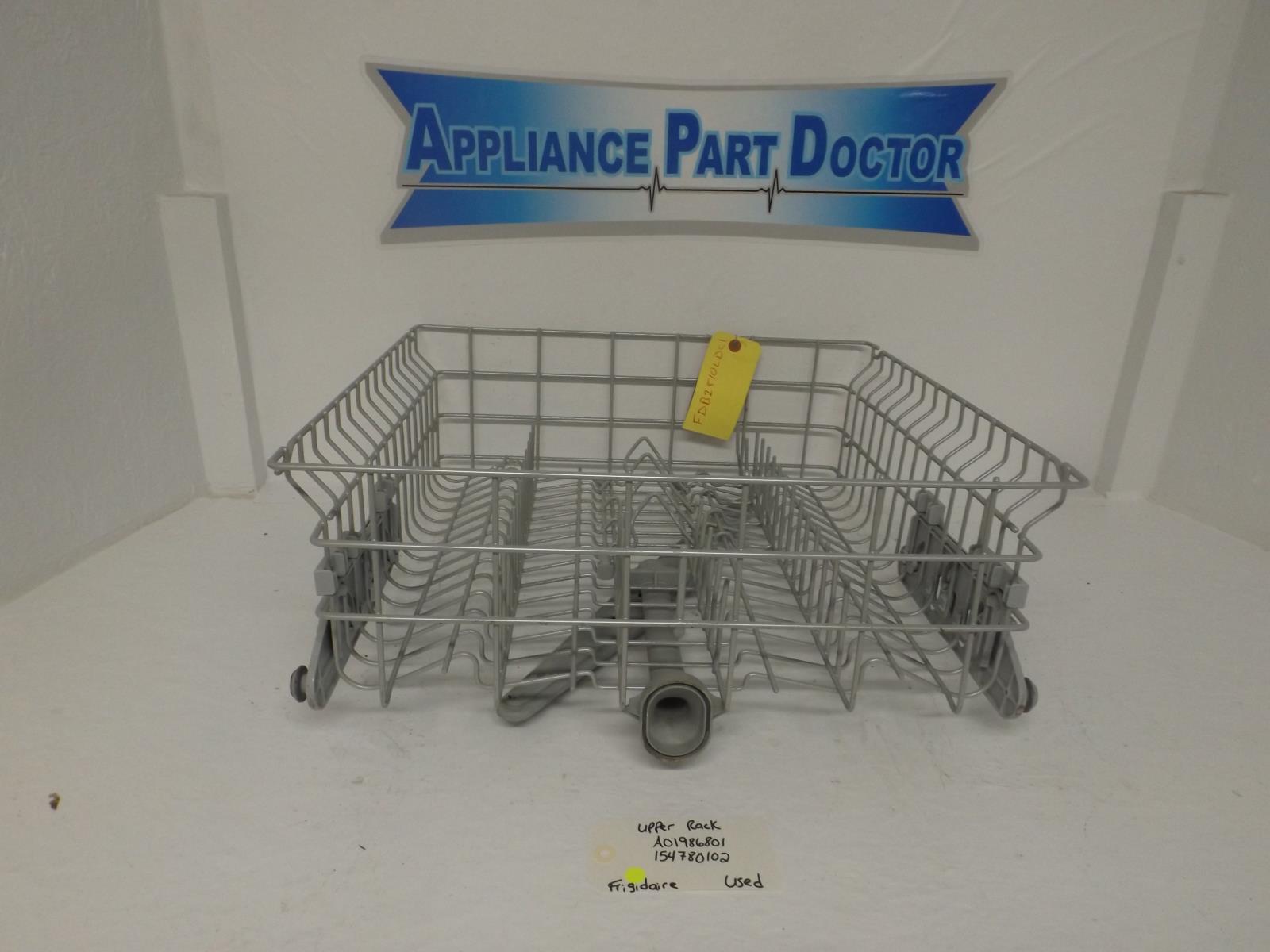 Frigidaire Dishwasher A01986801 154780102 Upper Rack Used Frigidaire Dishwasher A01986801 154780102 Upper Rack Used